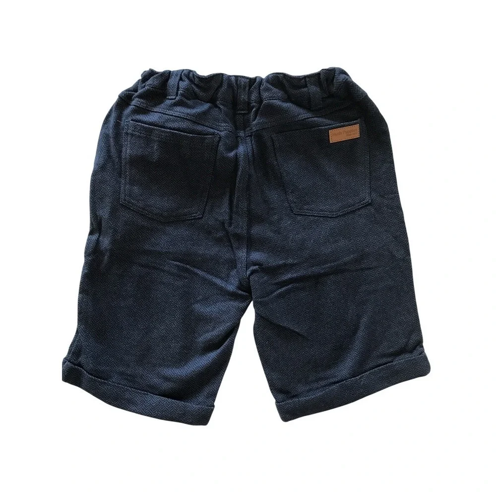 Hush Puppies Polo Shirt and Shorts Set Kids Boys Size 7-8 Blue‎ Green Striped